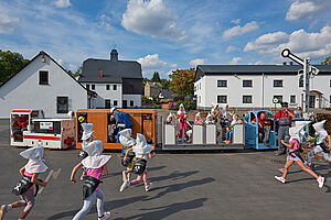 Kindergruppe der KARODANCERS in der Bergsicherung Schneeberg